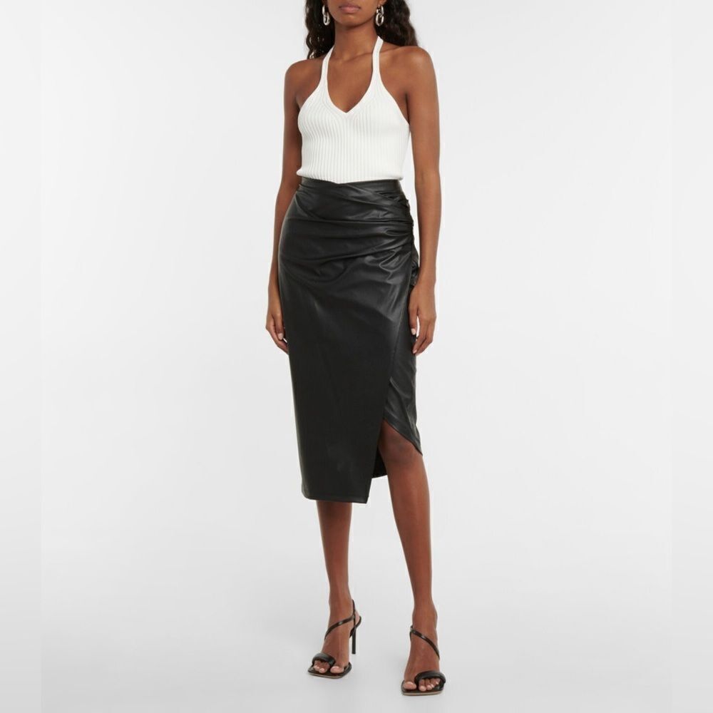 HELMUT LANG Ribbed Racerback Sweater Knit Tank Top